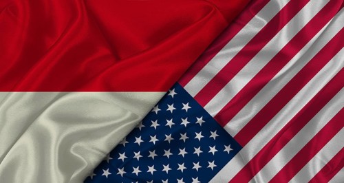 Bilateral relations between Indonesia and United States. Flag of Indonesia and United States