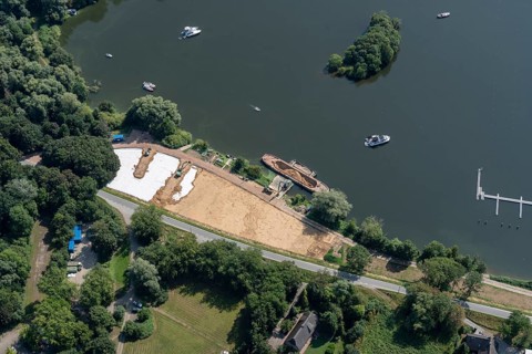 Toxic waste, disposal, Tatenberger Bight, poison, garbage, soil exchange, sunbathing lawn, river
