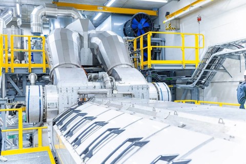 Innovationskraftwerk Dresden-Reick Gasmotor, Dresden, Saxony, Germany