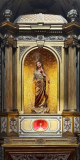 Sacred artwork in the Igreja da Santíssima Trindade, Church of the Holy Trinity, Porto, Portugal