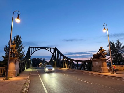 The Glienicke Bridge, also known as Agent's Bridge in GDR times and is world-famous, as captured