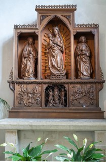 Side altar, St. Peter's Cathedral, Osnabrück, Lower Saxony, Germany