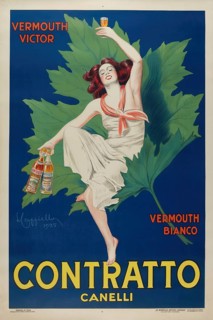 Advertising poster, beverage advertisement, advertising poster by Leonetto Cappiello for Vermouth