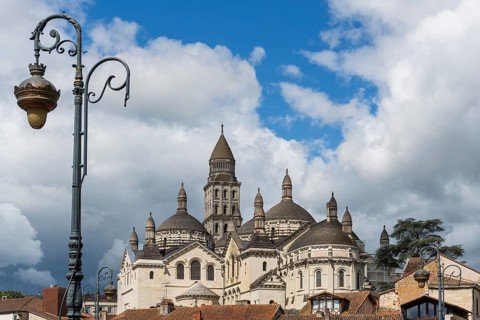 Old Town and Saint-Front Cathedral in Pèrigueux, Dordogne, France