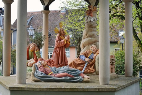 Ölberg Group near Radolfzell Minster, Radolfzell am Lake Constance, Baden-Württemberg, Germany