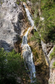 Sulzer Wasserfall, Almbach Gorge near Ettenberg, Berchtesgadener Land, Bavaria, Germany