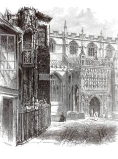 South portal of Gloucester Cathedral, Cathedral Church of St Peter and the Holy and Indivisible