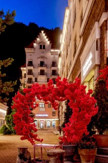 Rosa Khutor in the evening. Sochi. Russia