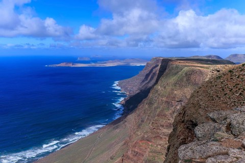 Lanzarote, Canary Islands, Spain, Europe, Mirador de El Risco de Famara, Parque El Bosquecillo,