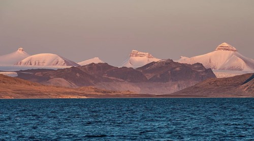 Tre Kroner (Three Crowns) mountain peak: Svea, Dana and Nora (representing Sweden, Denmark and