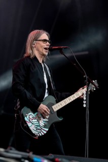 Singer Myles Kennedy from the American rock band Alter Bridge live on the Mandora Stage during