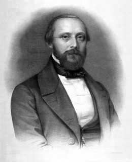 Rudolf Virchow, portrait, lithograph by Georg Engelbach, probably c. 1850 Rudolf Ludwig Karl
