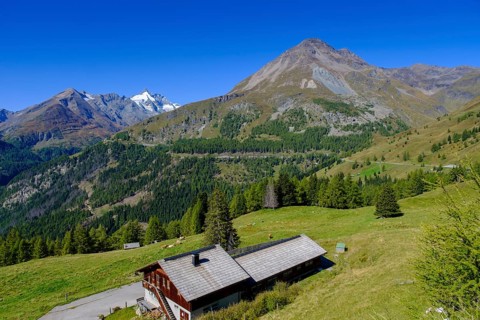 Kasereck viewpoint, Grossglockner-Hochalpenstraße, curvy Alpine road, Bergstraße, Passstraße,