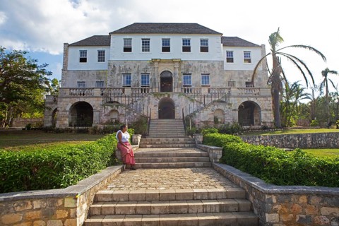Rose Hall Great House in Jamaican-Georgian Style, Montego Bay, Saint James Parish, Jamaica, West