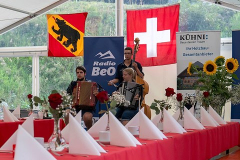 Folk music Fisi Grüß Örgeler, Kandersteg, Switzerland