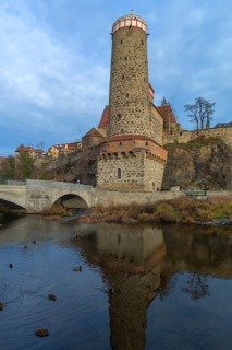 Wendischer Tower, part of medieval city fortifications, 15th century, Bautzen, Upper Lusatia,