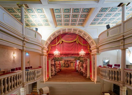 Ekhof Theatre, Friedenstein Castle, former residence of the Dukes of Saxe-Coburg and Gotha, early