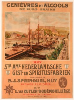 Advertising poster, beverage advertisement, advertising poster for the Nederlandsche Gist- en