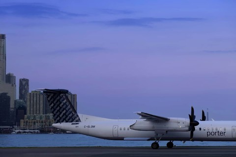 Toronto, Canada, August 1, 2026: Billy Bishop Toronto City Airport located on Toronto Islands.
