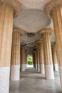 Park Guell by Antonio Gaudi, Park Gueell, Antonio Gaudi architect, Unesco World Heritage Site,