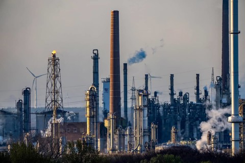 Ruhr Oel GmbH BP Gelsenkirchen, refinery, in Gelsenkirchen-Scholven, production of products from
