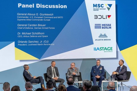 Robert Wall, Executive Editor of Defence & Space at Aviation Week, General Carsten Breuer,
