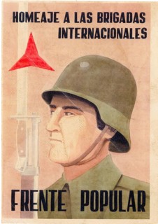 Spanish Civil War, Popular Front, Homeaja a las Brigadas Internationales, tribute to the