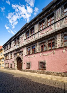 Klopstockhaus, Friedrich Gottlieb Klopstock, baroque, decorative façade, patrician, patrician