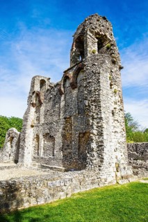 Ruins of Winchester Castle, Winchester, Hampshire, England, United Kingdom