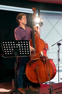 Orlando Le Fleming, bassist, Calderazzo Trio, live 27.07.2026, ZigZag Jazz Festival, Gasometer,
