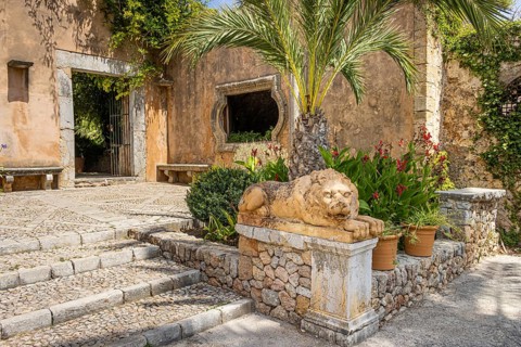 The Alfabia Gardens are a historic garden at the foot of the Tramuntana Mountains in Majorca. They