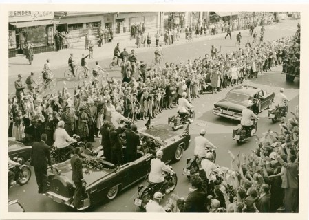 President John F. Kennedy, USA, West Berlin, visit, June 26, 1963, Cold War, Berlin Wall, Mayor