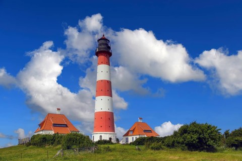 Westerhever lighthouse, Westerheversand, Schleswig-Holstein, Deitscgland's most beautiful
