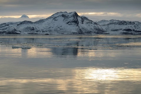 Kongsfjord or Kongsfjorden, Spitsbergen archipelago, Svalbard, Norway