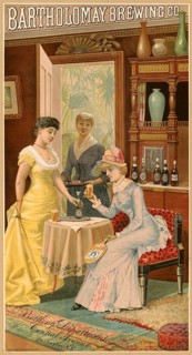 Advertising poster, beverage advertisement, advertising illustration of Bartholomay Brewing Co.