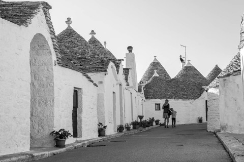 Buildings Trullo in Alberobello, Italy