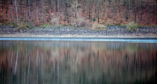Biggetalsperre reservoir, Attendorn, North Rhine-Westphalia, Germany