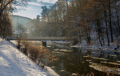 Germany, Greiz, Thuringia, Weiße Elster, Elstertal, rivers, landscape, Vogtland