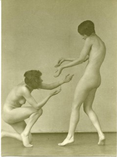 Nude, Dance, Grace, Mensendieck, Dora Menzler, Body Beauty, Modern Women, Twenties, Two undressed