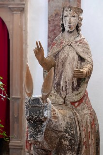 Palmesel, 12th century, in the church of St Peter and Paul, Thalstr. 31, Petersthal, Oy Mittelberg