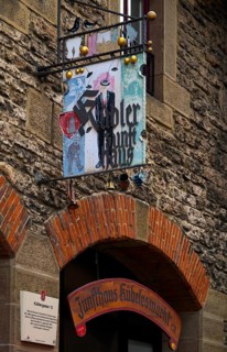 Guild sign, nose sign, Kübler Zunfthaus, Kübelesmarkt, Küblergasse, Altstadt, Bad Cannstatt,