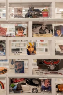 Detroit, Michigan - The Gun Violence Memorial Project, on display at the Museum of Contemporary Art