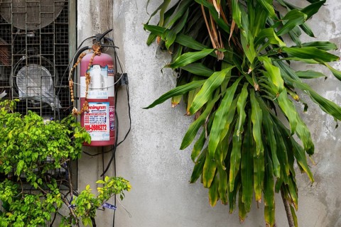 Fire extinguisher, Bangkok, Thailand