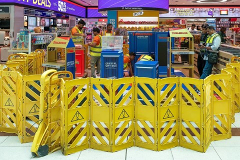 Toblerone Duty Free Sales Booth, Dubai, United Arab Emirates, UAE
