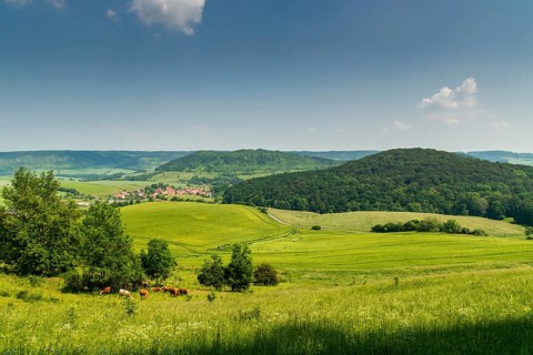 Germany, Gleistal, Jenalöbnitz, Thuringia, Thuringia, cultural landscape, landscape