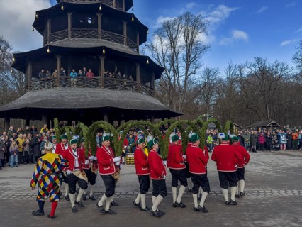 Schaeffler dance in 2026 in the English Garden, behind the Chinese Tower. The event takes place
