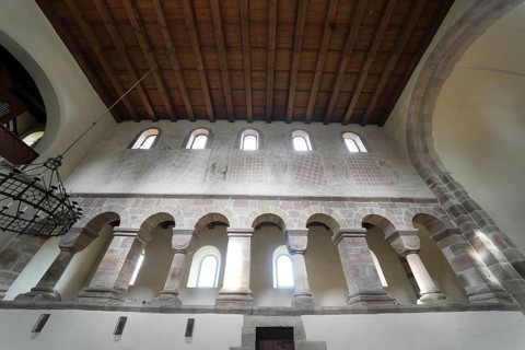 Romanesque basilica Bursfelde Abbey, Hemeln, Hannoversch Münden, Lower Saxony, Germany