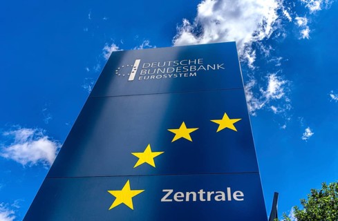 The headquarters of the Deutsche Federal Bank, Mainzer Landstraße 46, Frankfurt, Hesse, Germany