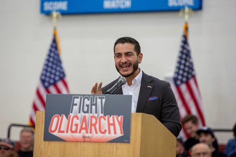 Detroit, Michigan - Senator Bernie Sanders held a rally at a Detroit high school as part of his