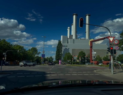 Combined heat and power plant Süd, Stadtwerke Munich, Munich, Bavaria, Germany